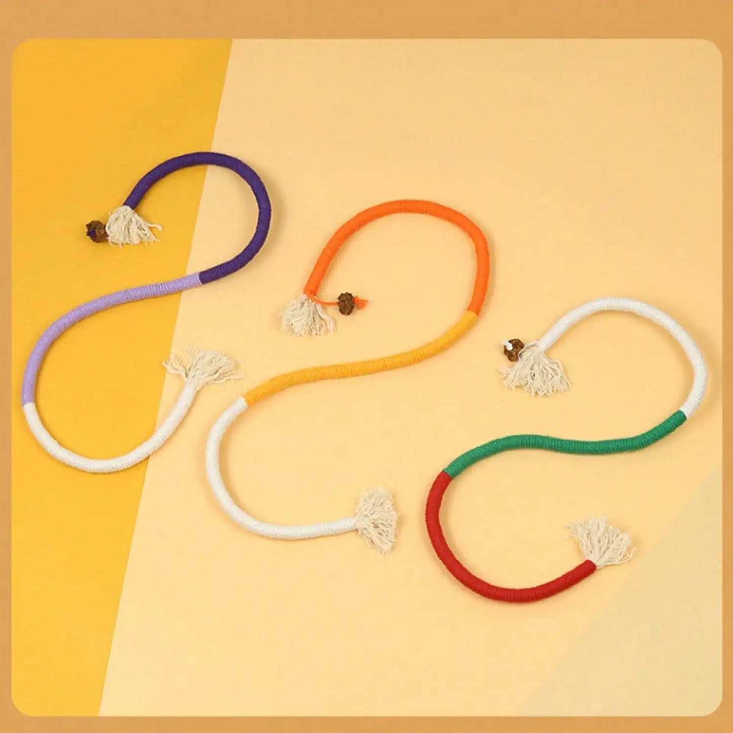 Cat Cotton Rope Chew Toy for Boredom Stimulating