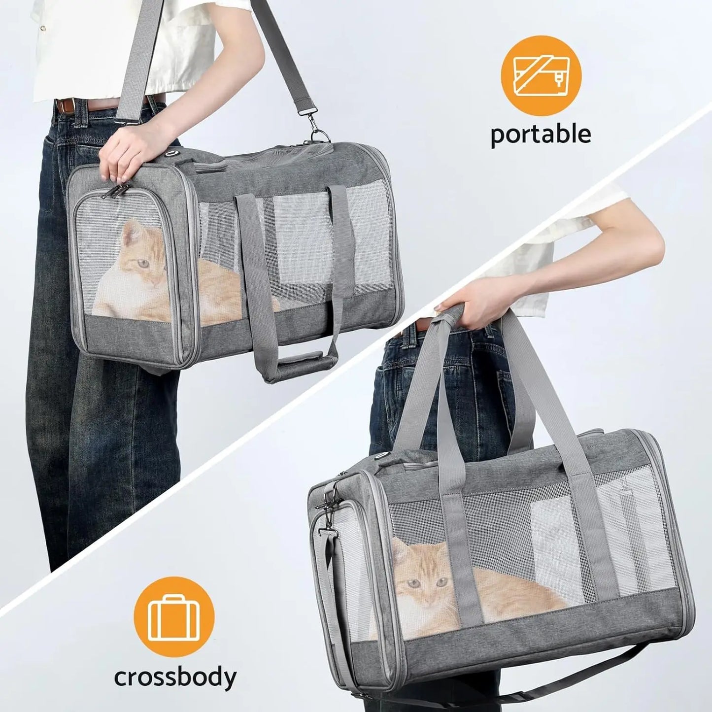 Airline Approved Pet Soft Breathable Carrier