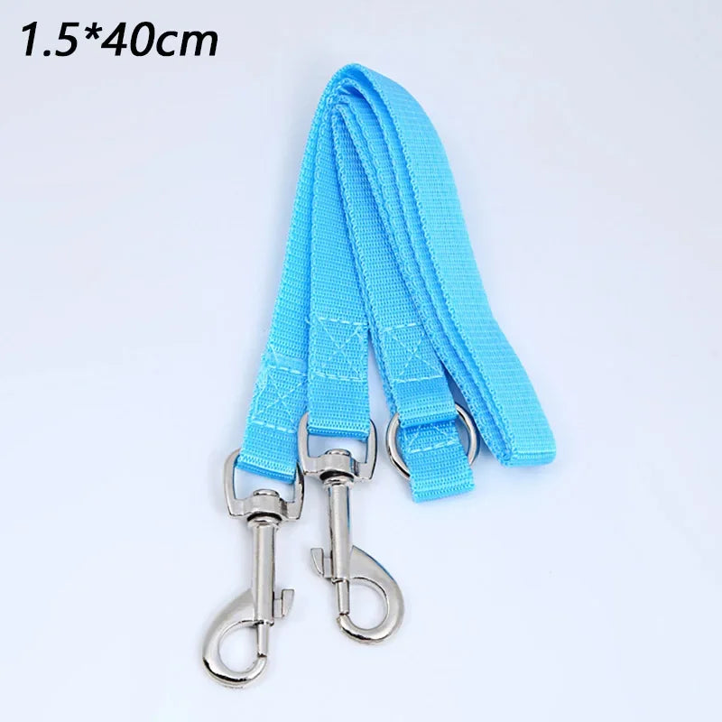 Double Two in One Strong Nylon V Shape Adjustable Pet Leash