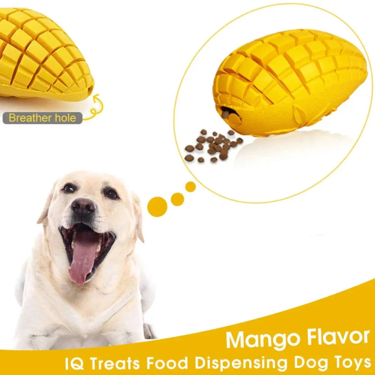 Mango Indestructible Tough Dog Chew Toy