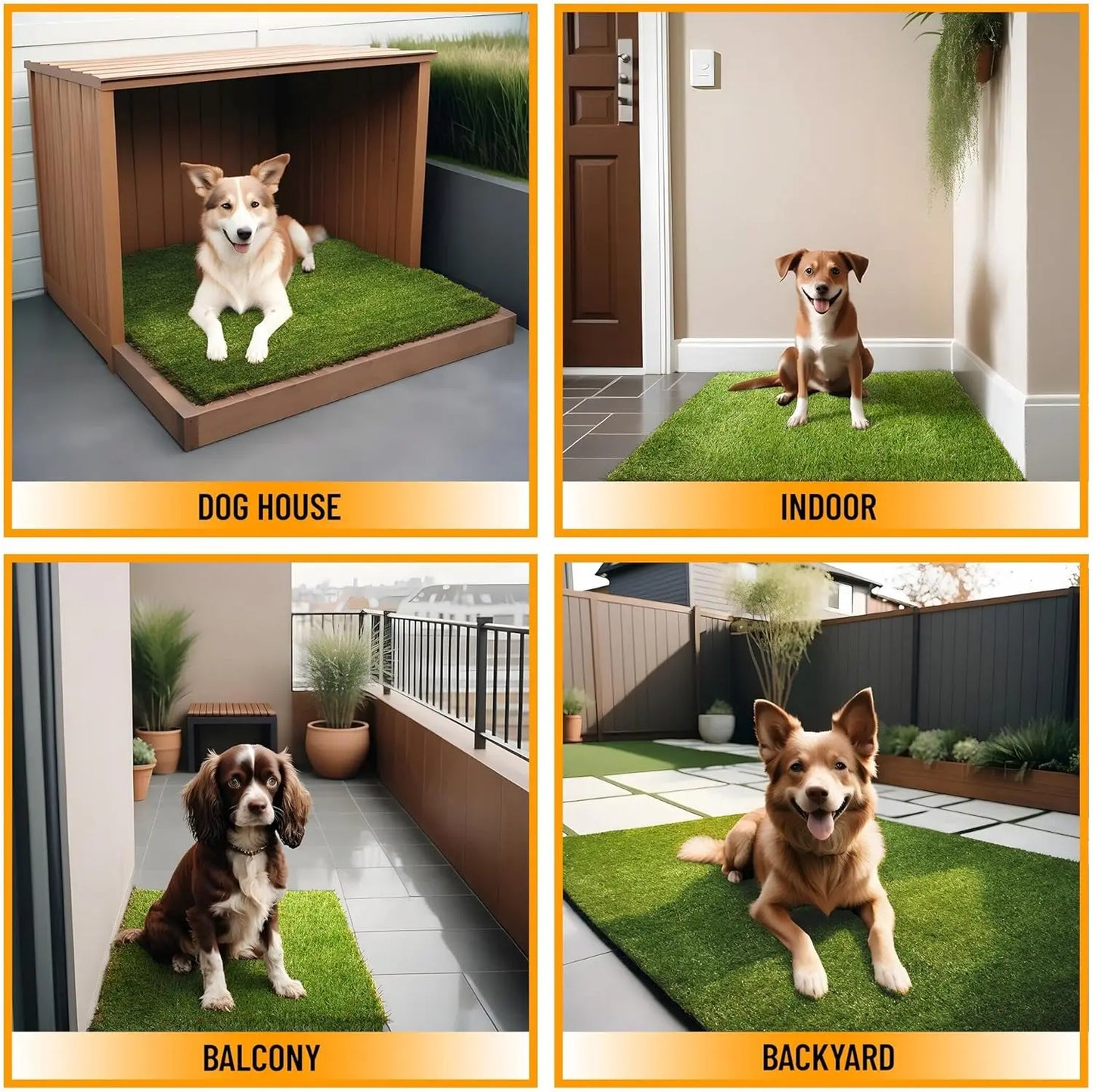 Washable & Reusable Artificial Grass Potty Pet Pads