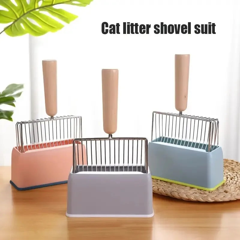 Metal Cat Litter Shovel Set - Durable