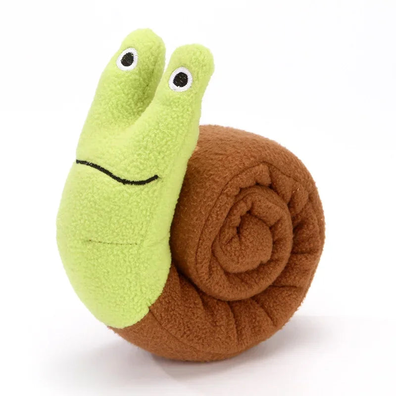 Pet Snail Plush Sniffing Toy