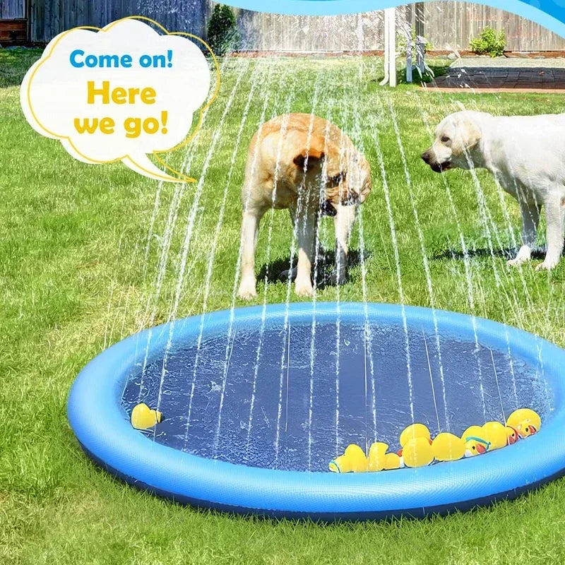 Splash Sprinkler Pet Outdoor Water Plat Pad/Mat