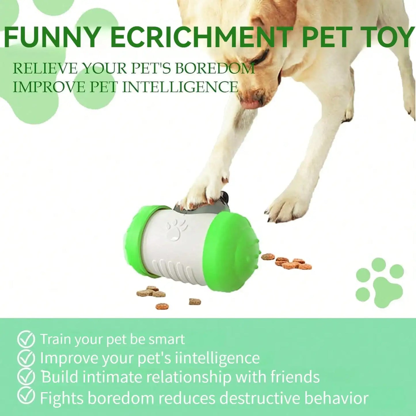 Snack Pet Rolling Toy Dispenser