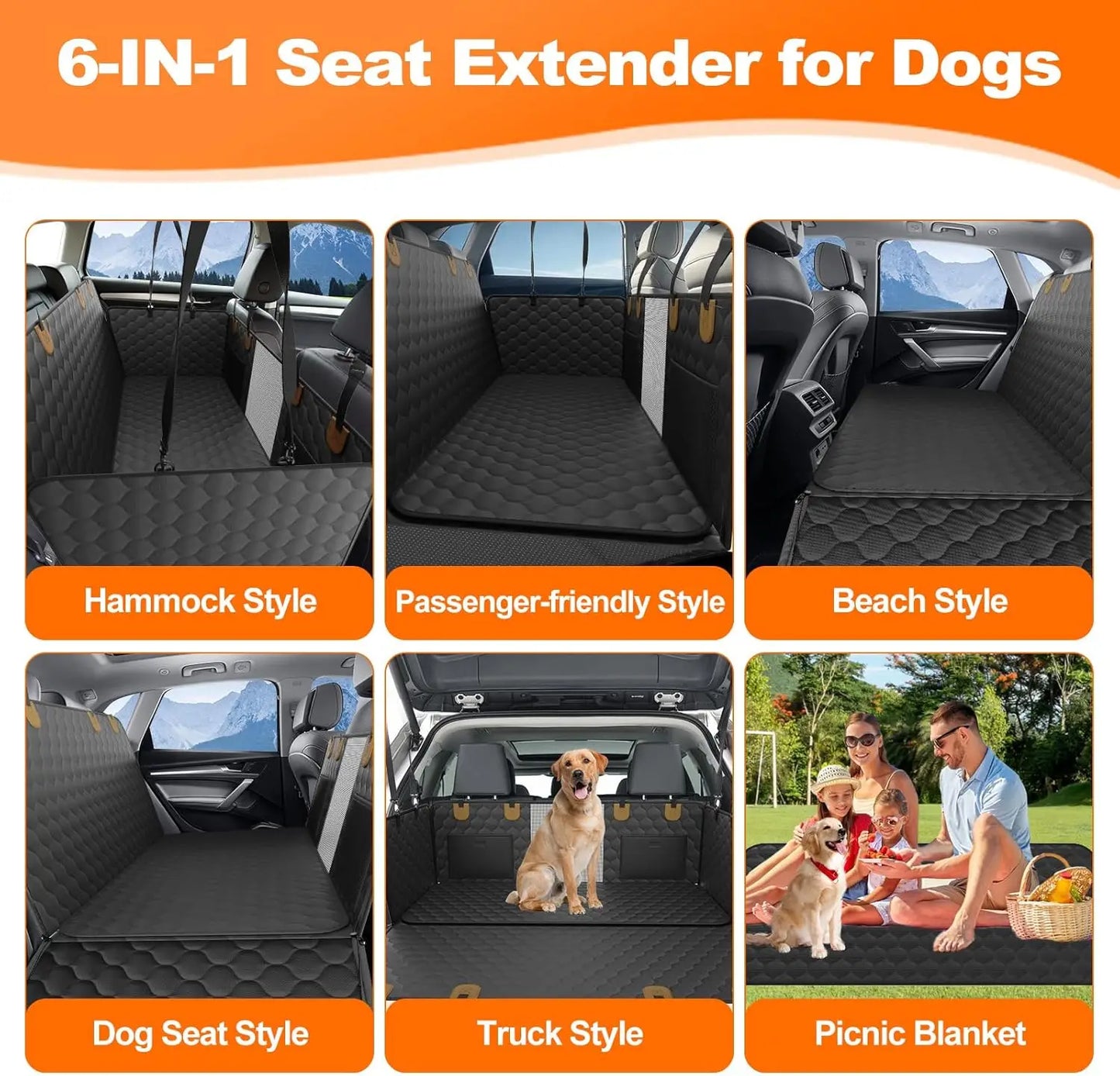 Waterproof Pet Seat Car Cover