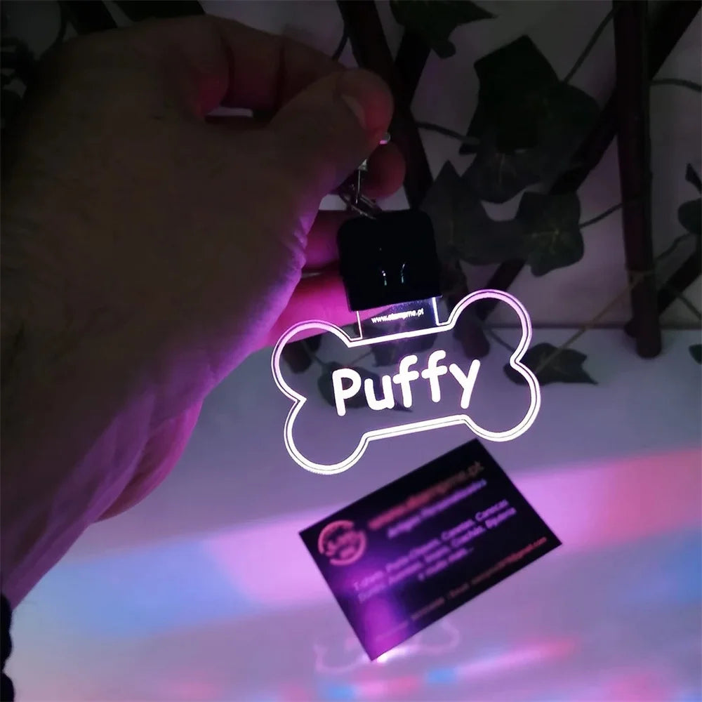 Custom/Engraved LED Light Dog Tag