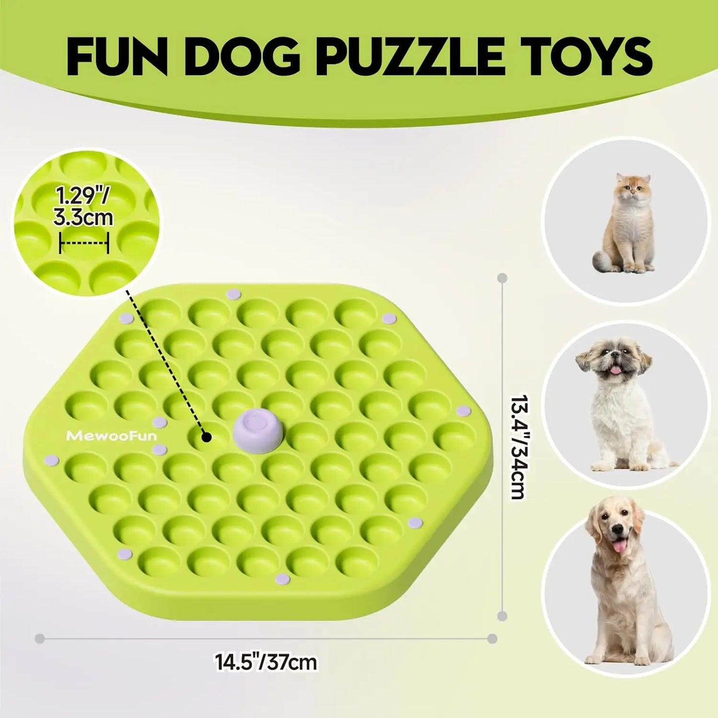 Dog Puzzle Enrichment, Training Interactive Toys for All Breeds