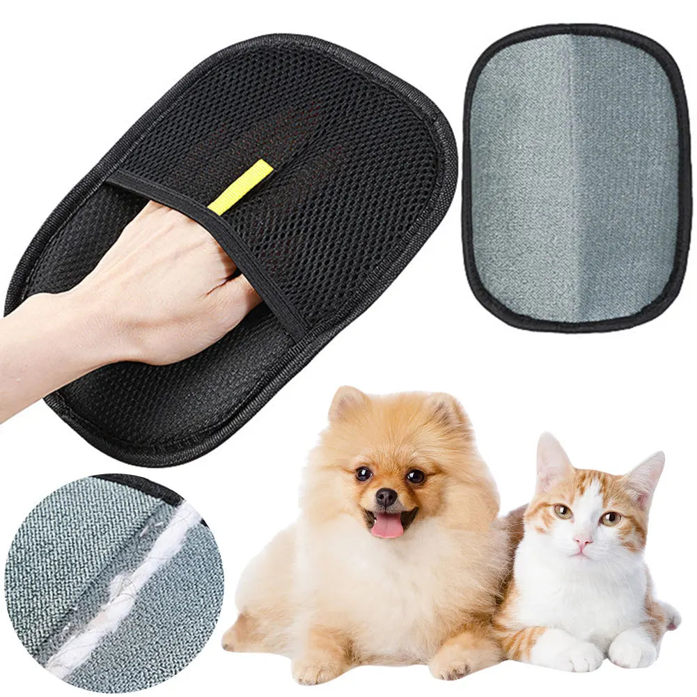 Pet Grooming Hair Removal Glove