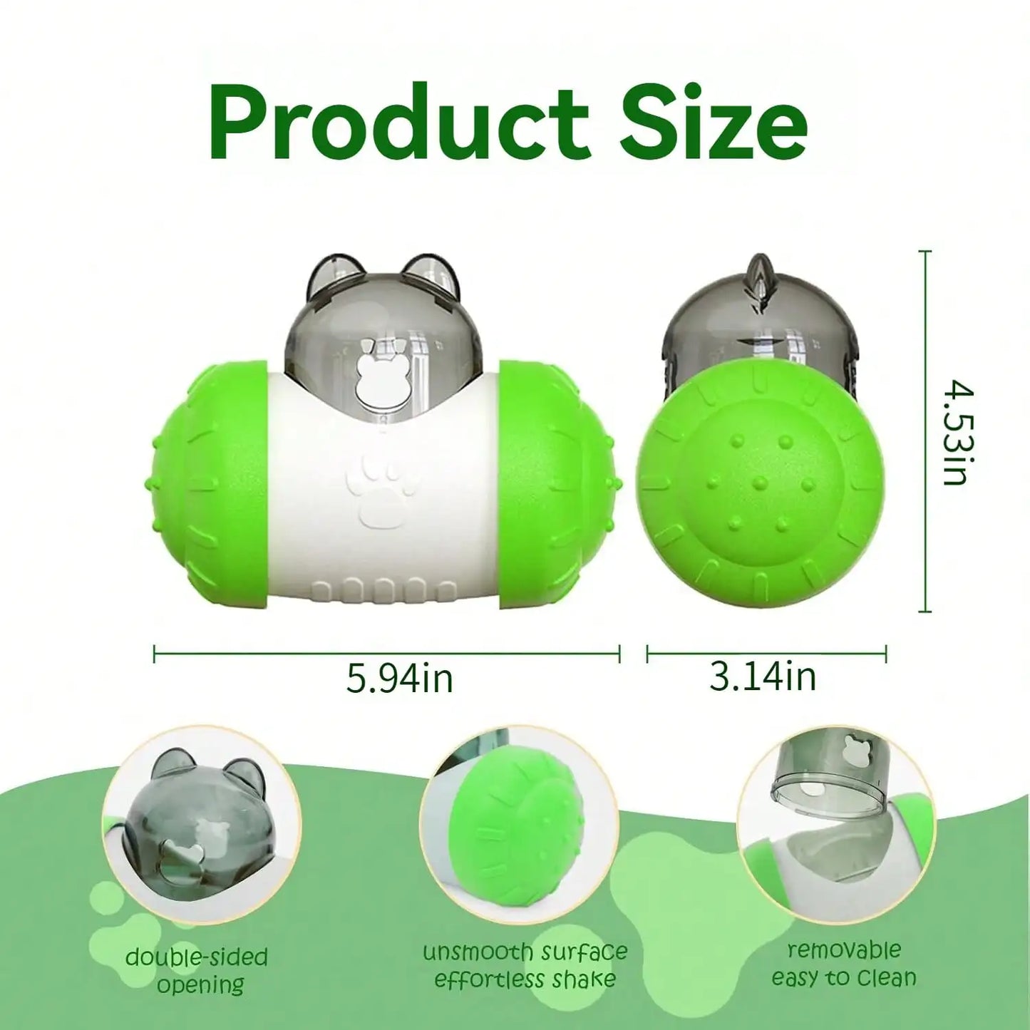 Snack Pet Rolling Toy Dispenser