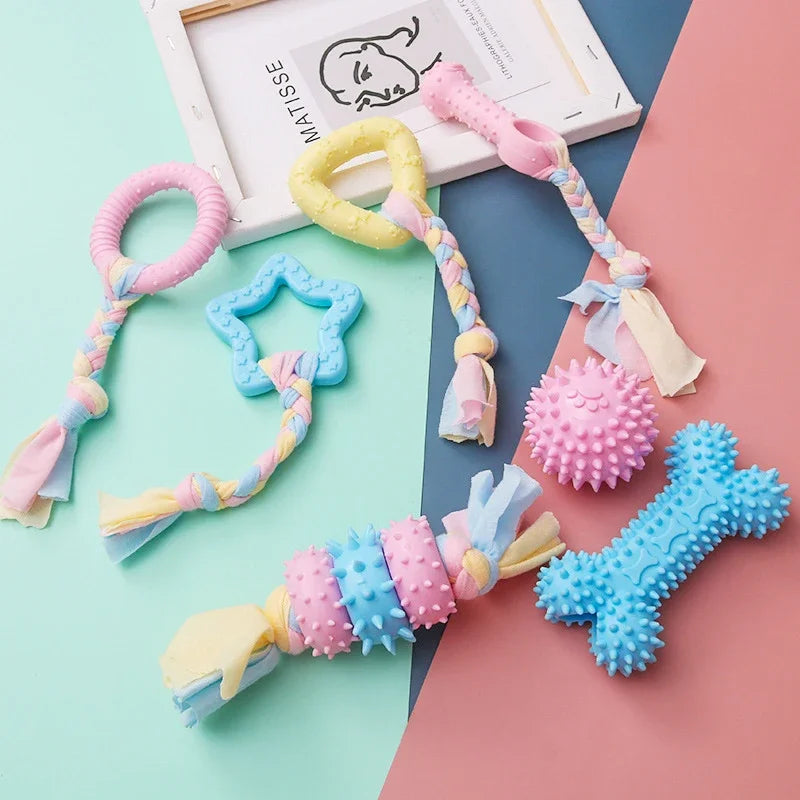 Pet Bite Resistant Molar Teeth Cleaning Chew Toy