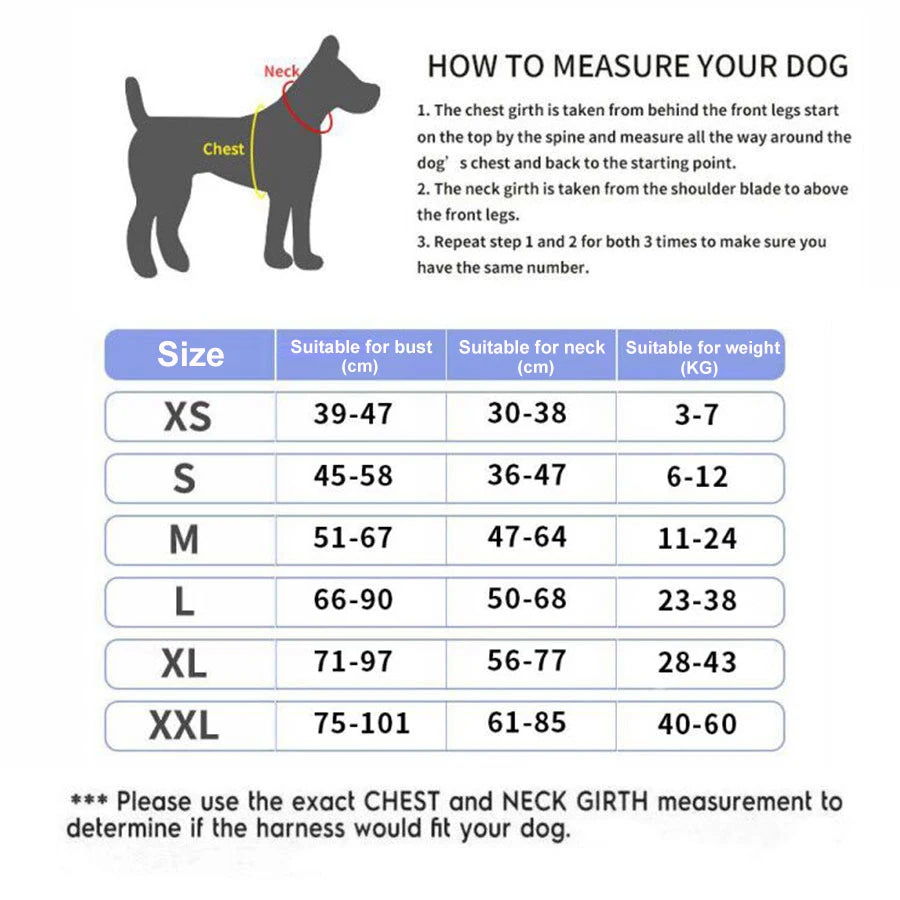 Dog Harness NO PULL Reflective