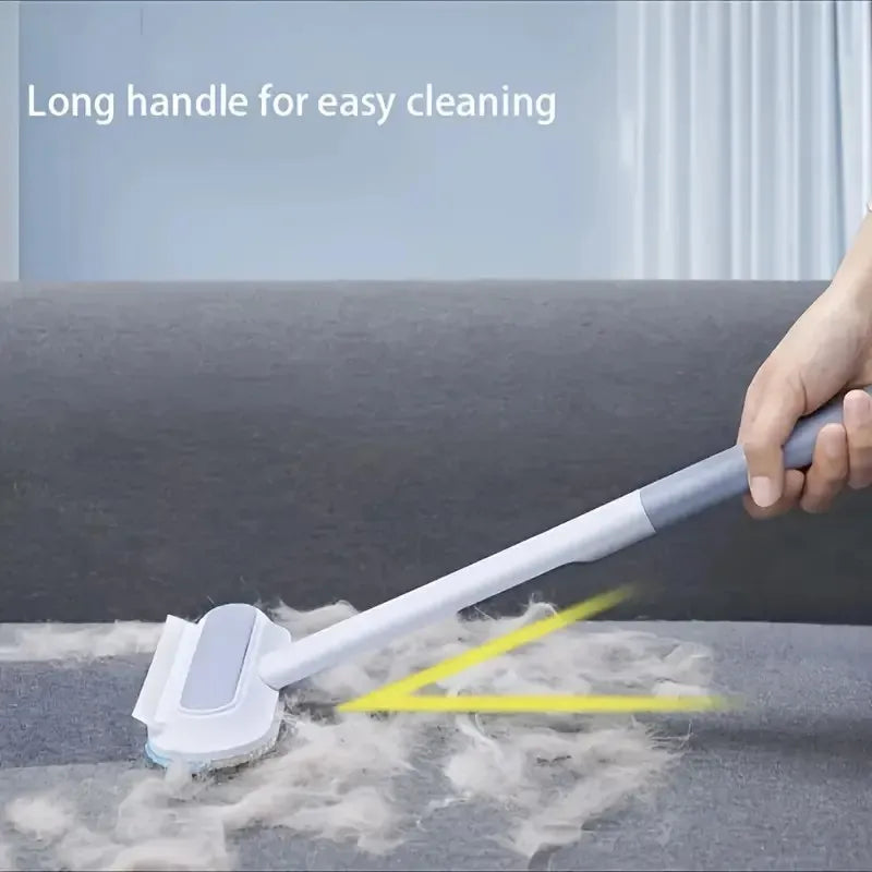 Long-Handle Pet Hair Remover Brush Grooming Cleaning Tool