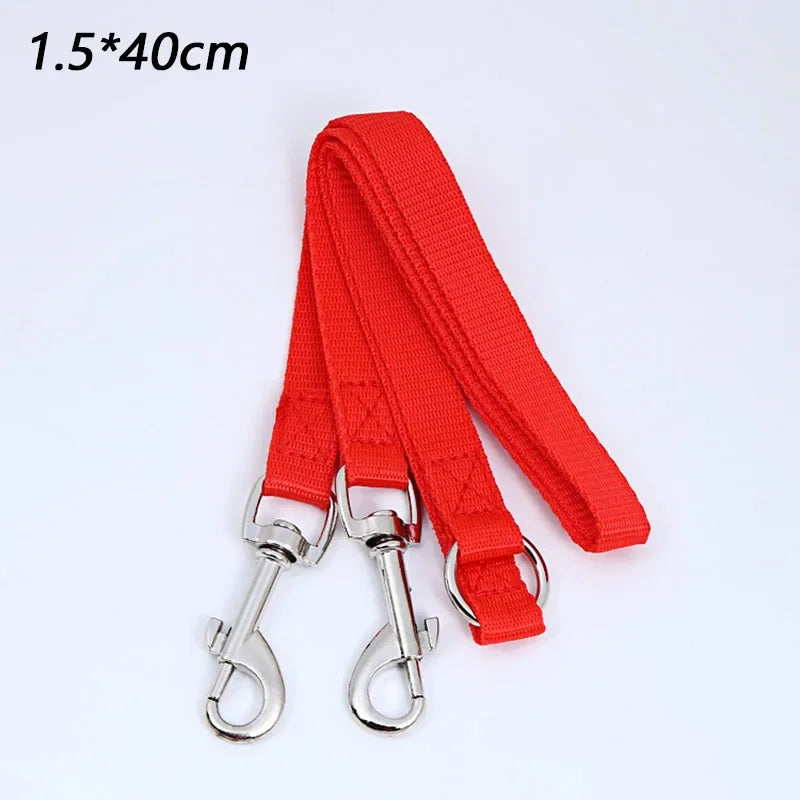 Double Two in One Strong Nylon V Shape Adjustable Pet Leash