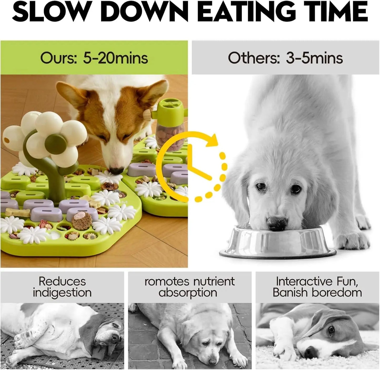 Dog Puzzle Enrichment, Training Interactive Toys for All Breeds