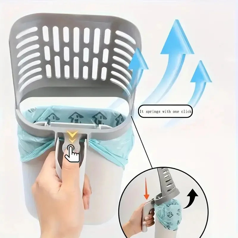 Cat Litter Box Scooper with Waste Bag Holder