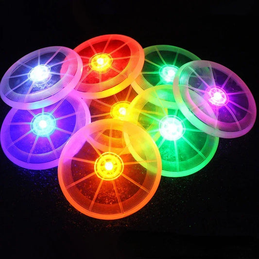 Pet LED luminous flying disk chew toys