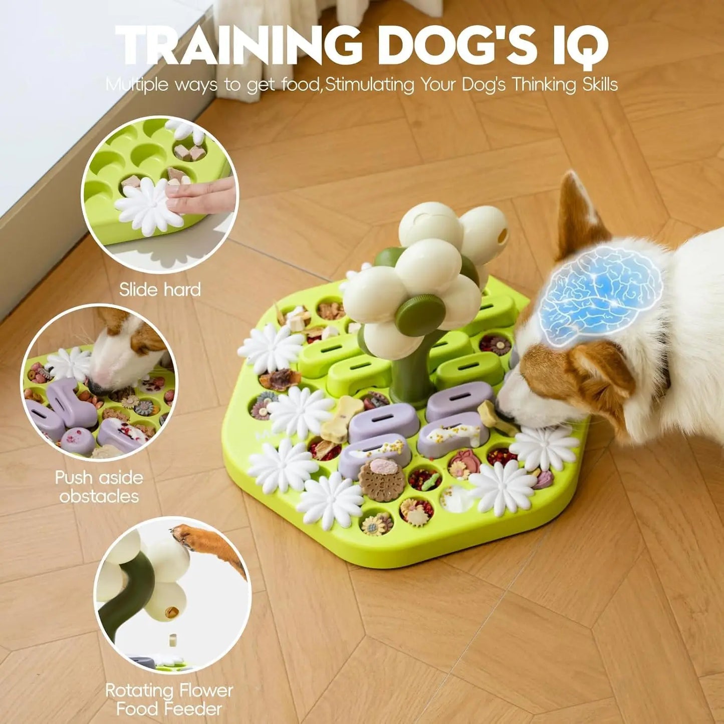 Dog Puzzle Enrichment, Training Interactive Toys for All Breeds