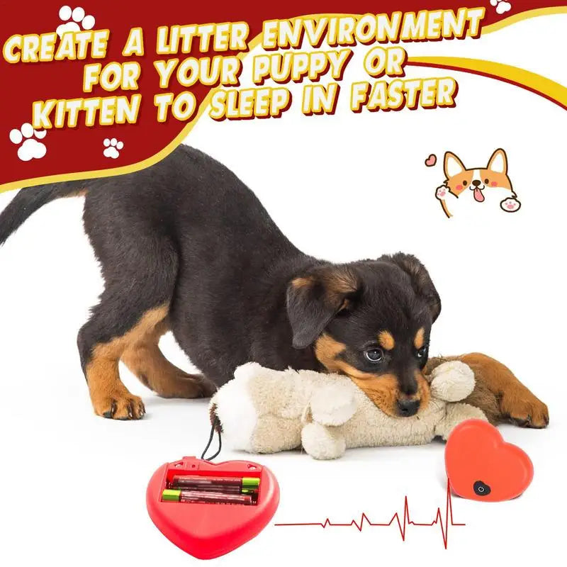 Puppy Heartbeat Soothing Hug Toy