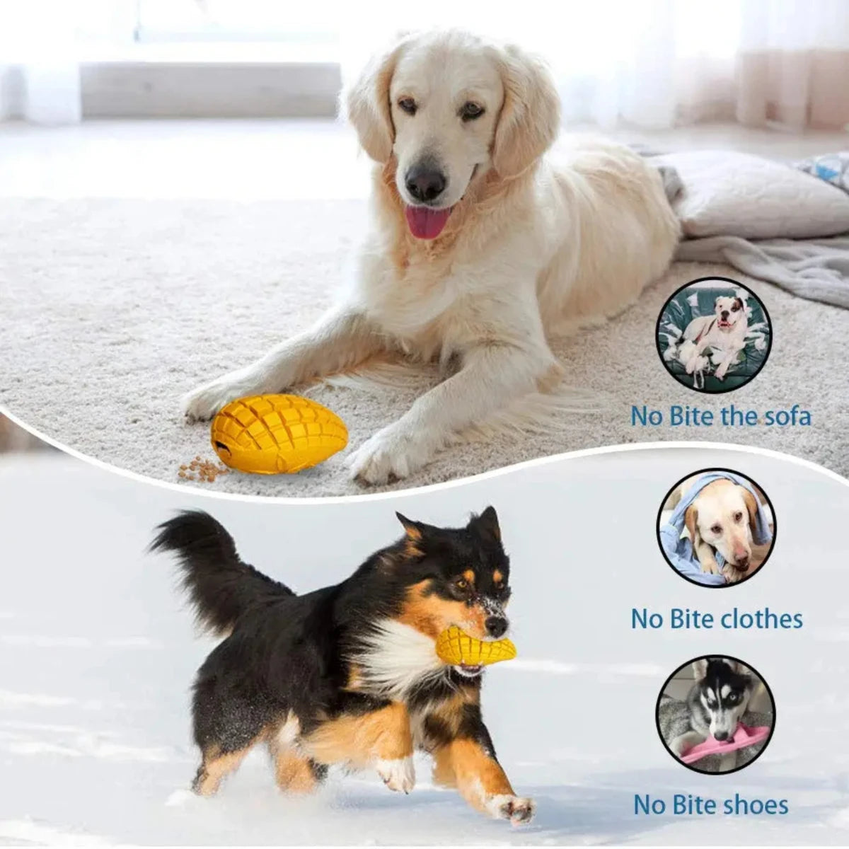 Mango Indestructible Tough Dog Chew Toy