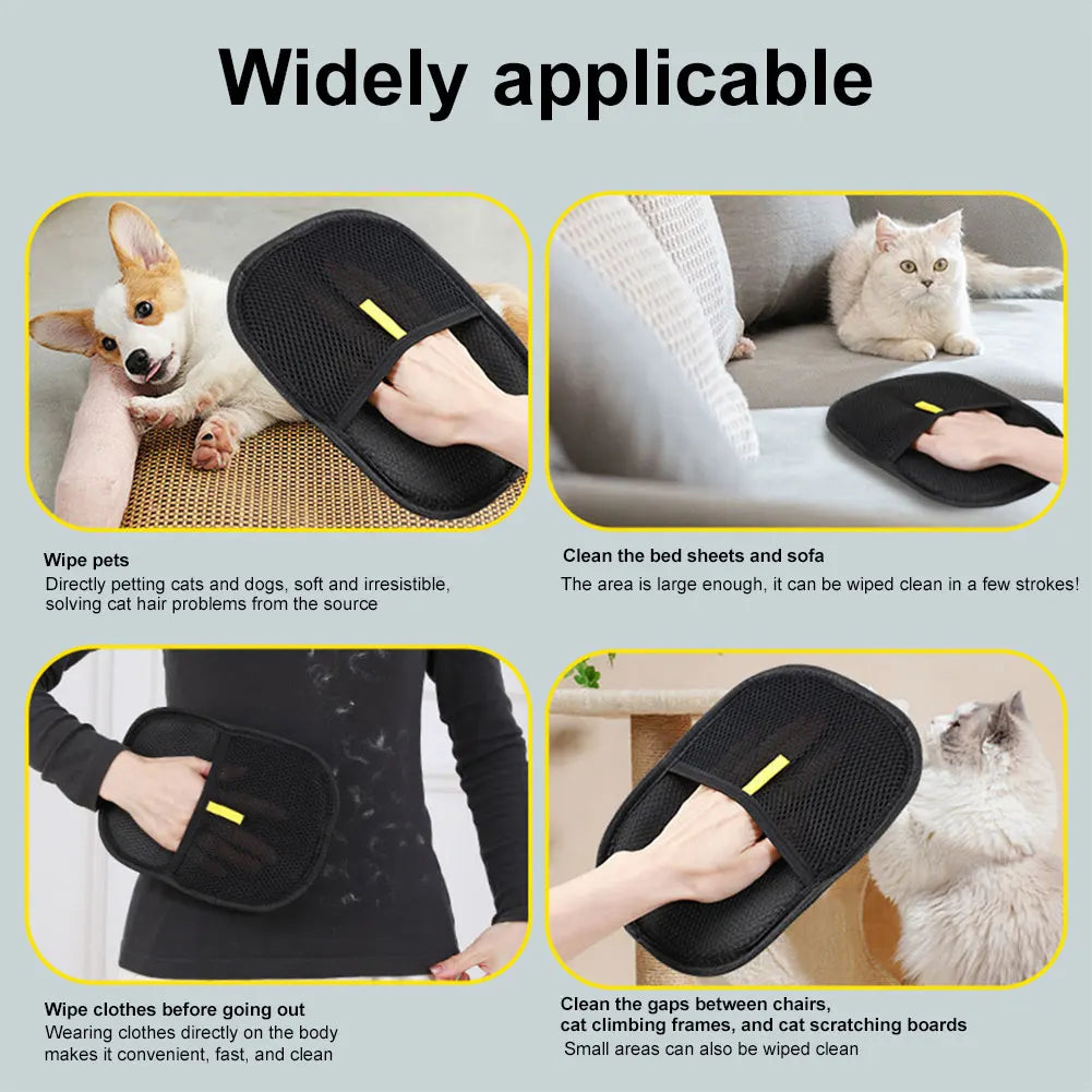 Pet Grooming Hair Removal Glove