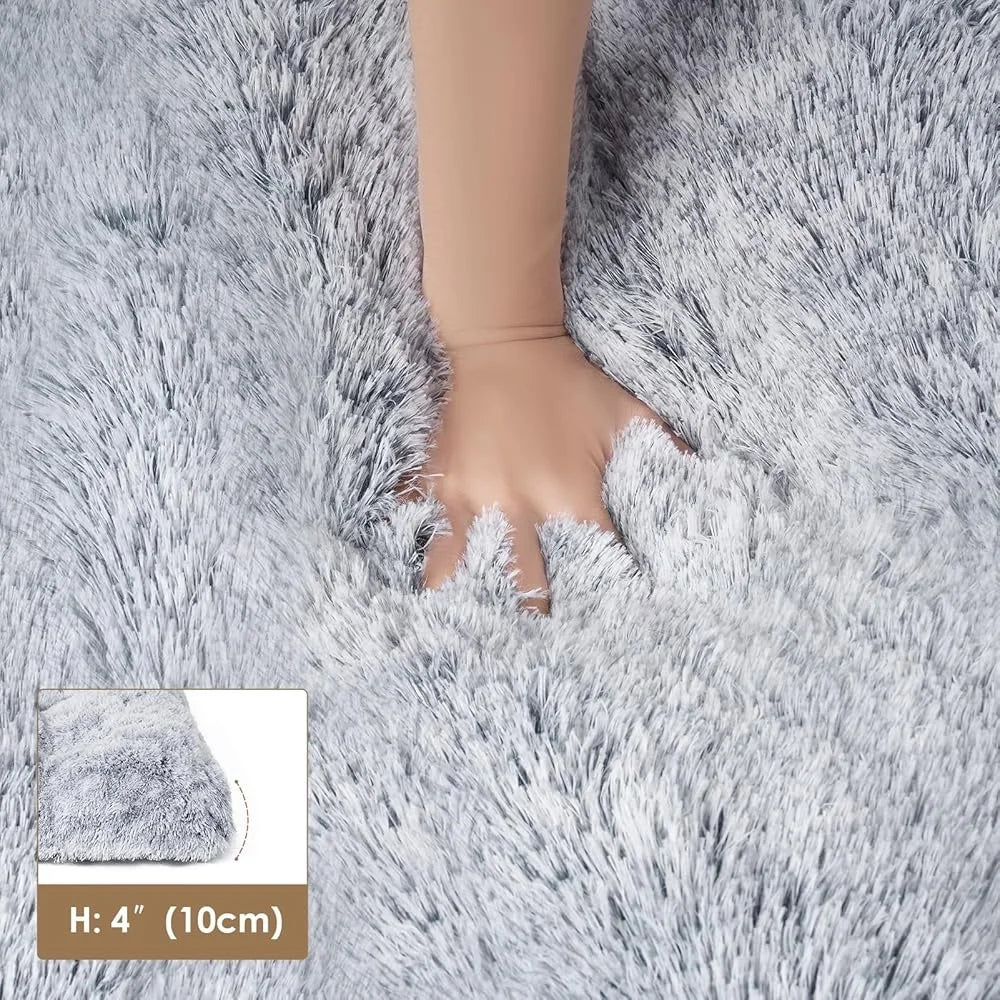Extra Large Pet Plush Soft Faux Fur Washable Bed