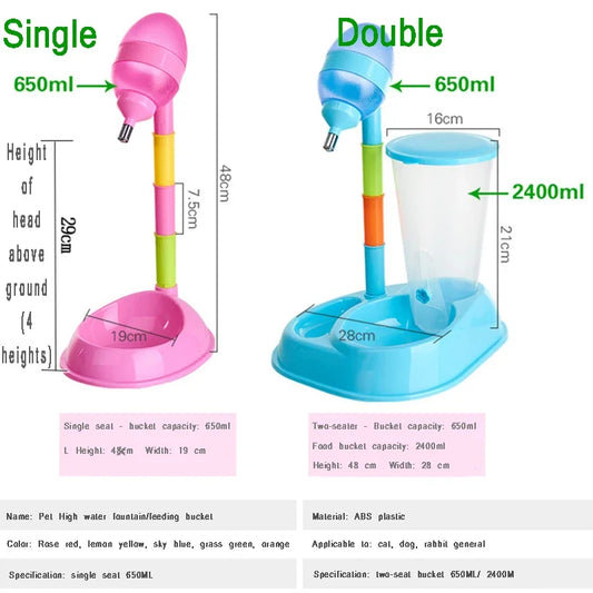 Pets Automatic Water Fountain With Bowl