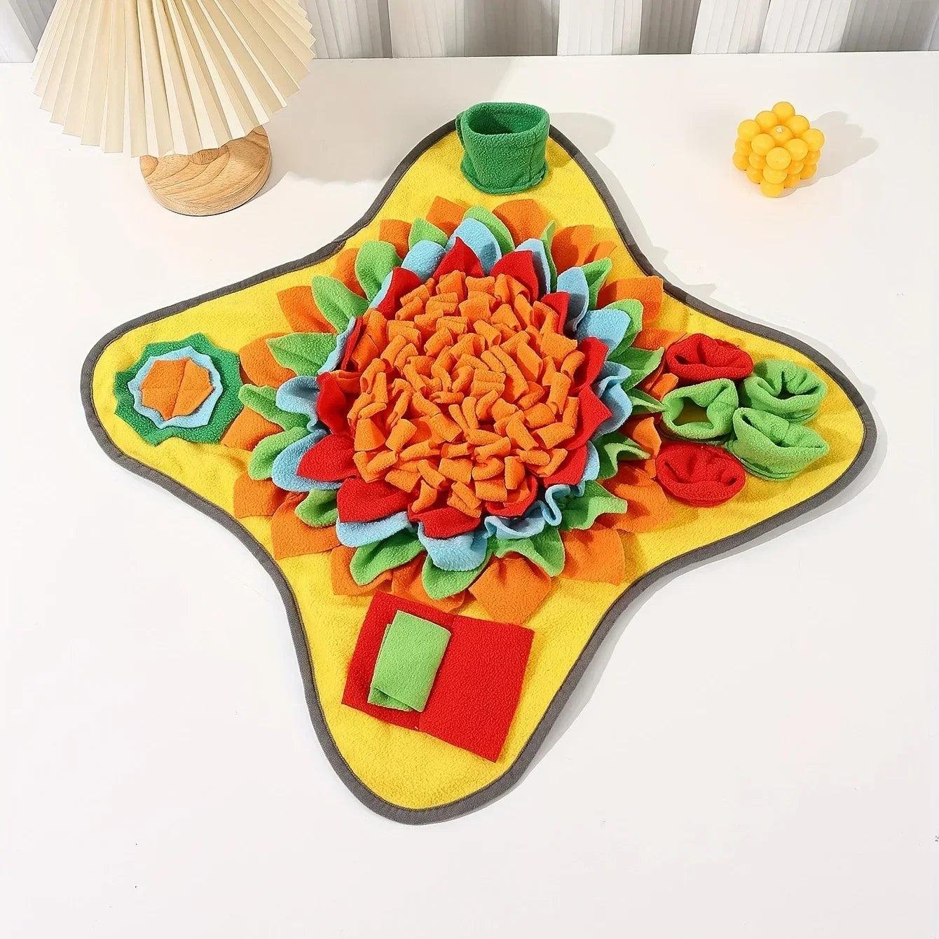 Pet Snuffle Mat Interactive Feed Puzzle, Encourages Natural Foraging Skills