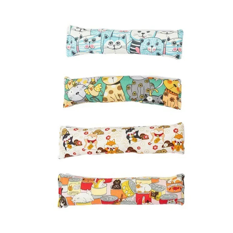 Catnip Filled Kicker Pillow Cat Chew Cartoon Toy