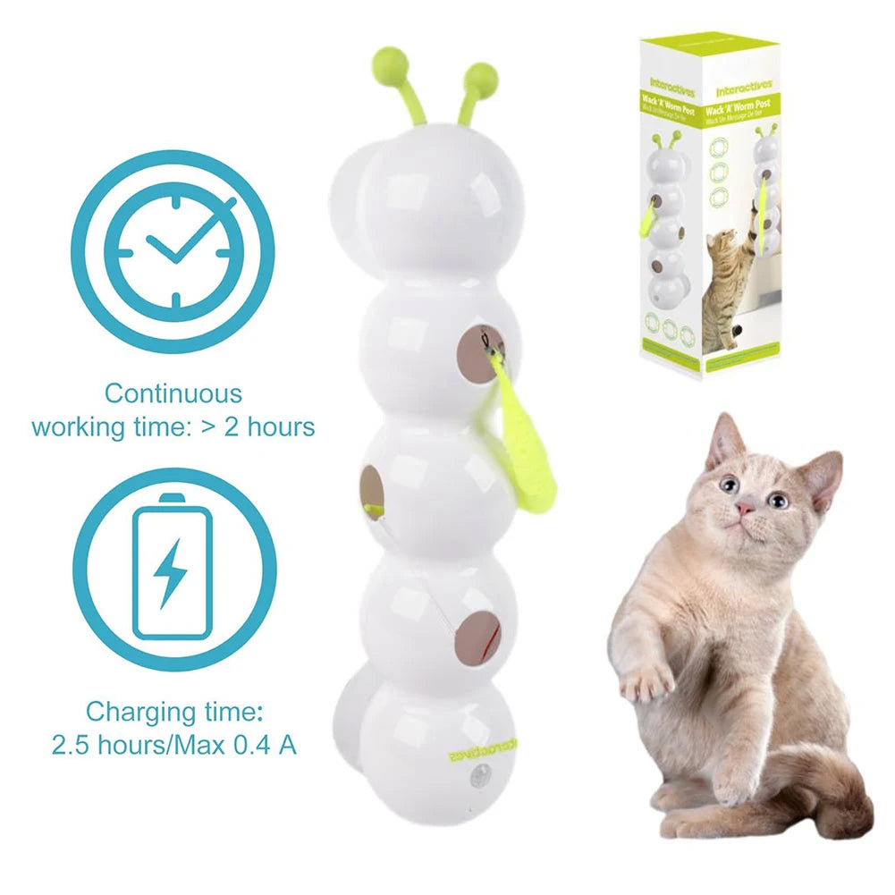 Caterpillar Interactive Cat Motion Rechargeable Automatic Cat Toy