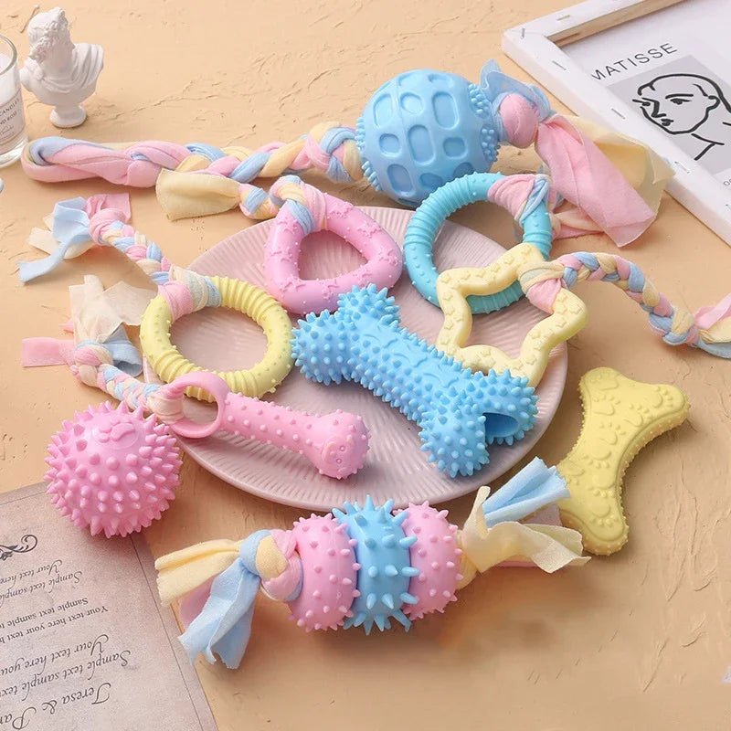 Pet Bite Resistant Molar Teeth Cleaning Chew Toy