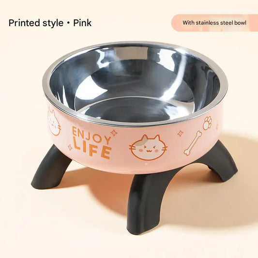 Stainless Steel Elevated Pet Bowl Durable & Hygienic