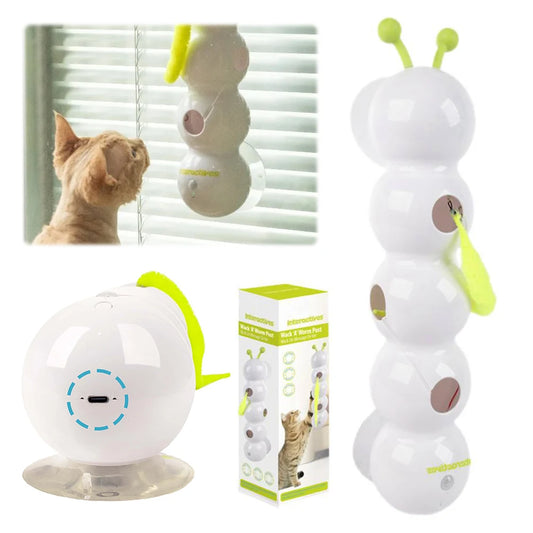 Caterpillar Interactive Cat Motion Rechargeable Automatic Cat Toy