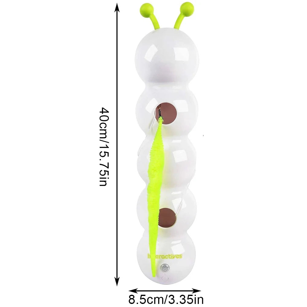 Caterpillar Interactive Cat Motion Rechargeable Automatic Cat Toy