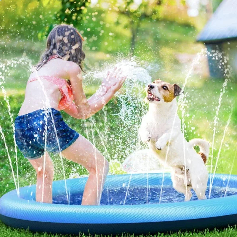 Splash Sprinkler Pet Outdoor Water Plat Pad/Mat