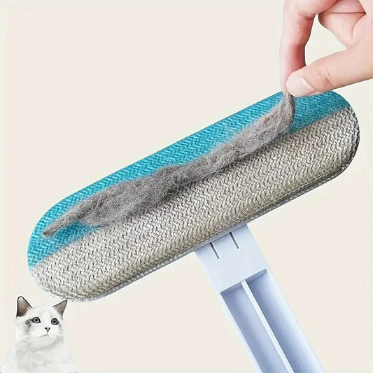 Long-Handle Pet Hair Remover Brush Grooming Cleaning Tool