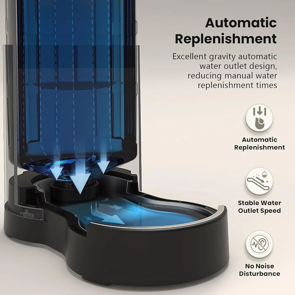 Automatic 7L Pet Water Dispenser Stainless Steel Bowl