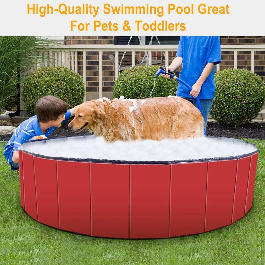 Foldable Pet Swimming Pool PVC Playmat Pools