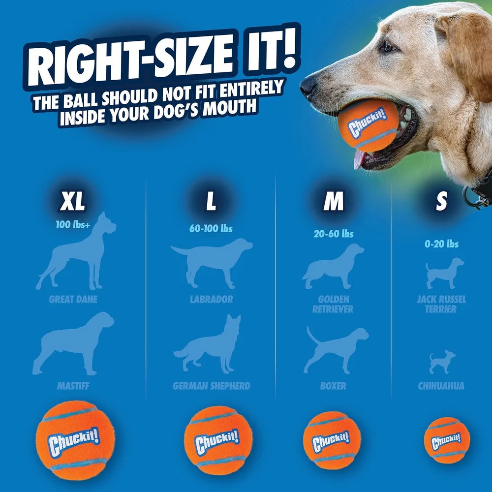 Durable Tennis Fetch Ball Core Floatable Washable Dog Toy
