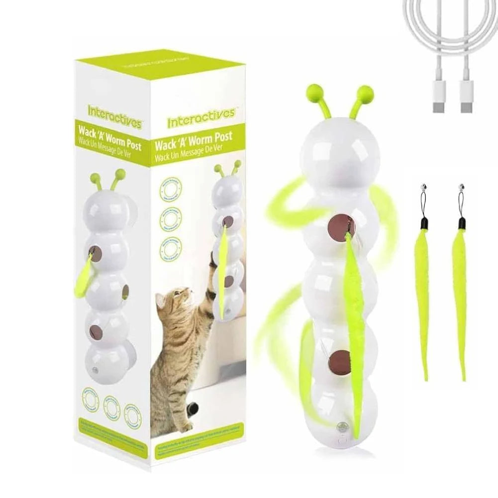 Caterpillar Interactive Cat Motion Rechargeable Automatic Cat Toy