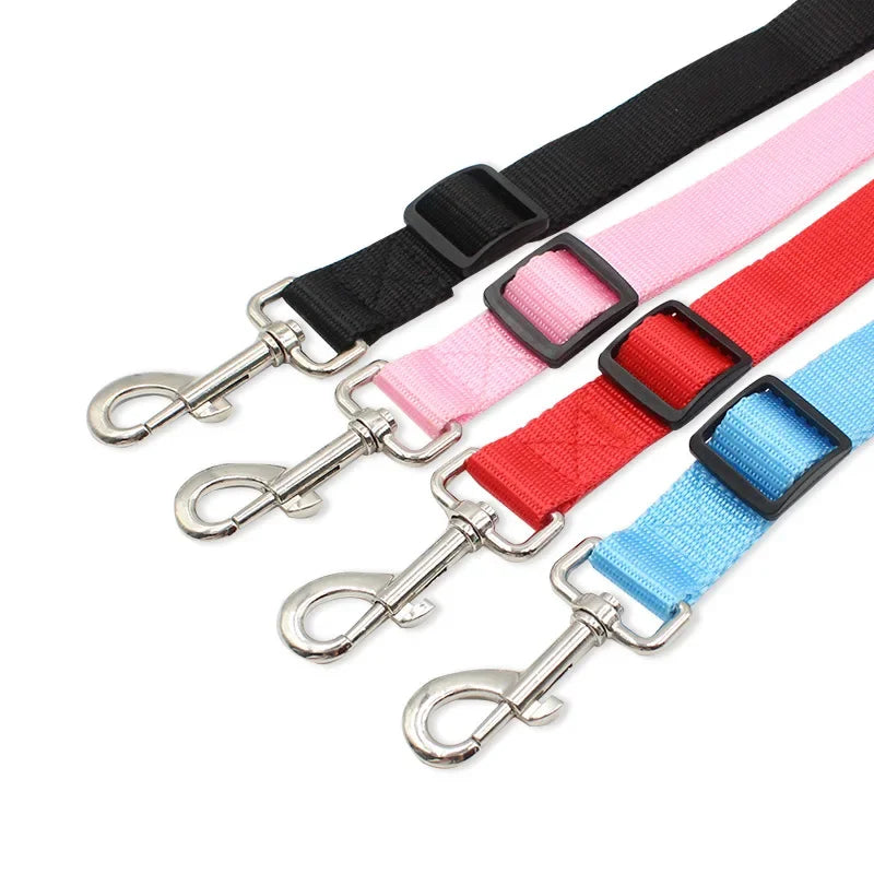 Double Two in One Strong Nylon V Shape Adjustable Pet Leash