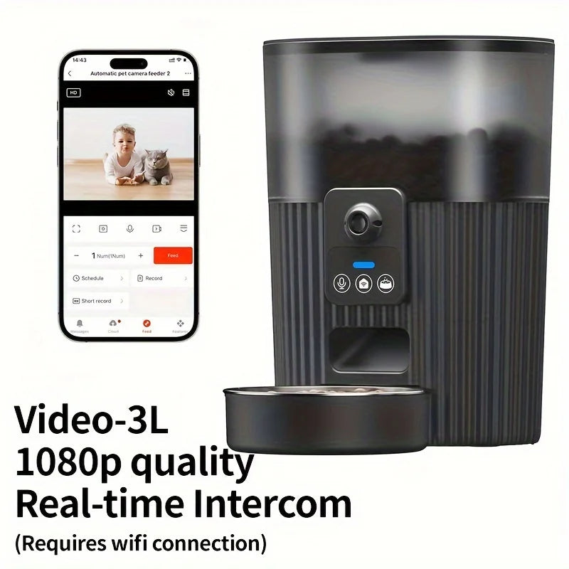 Automatic wifi remote Pet feeder