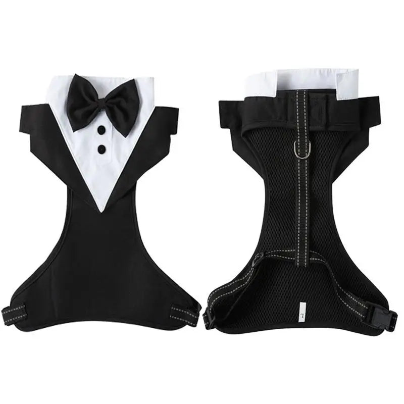 Dogs Tuxedo Bowtie Wedding Party Suit