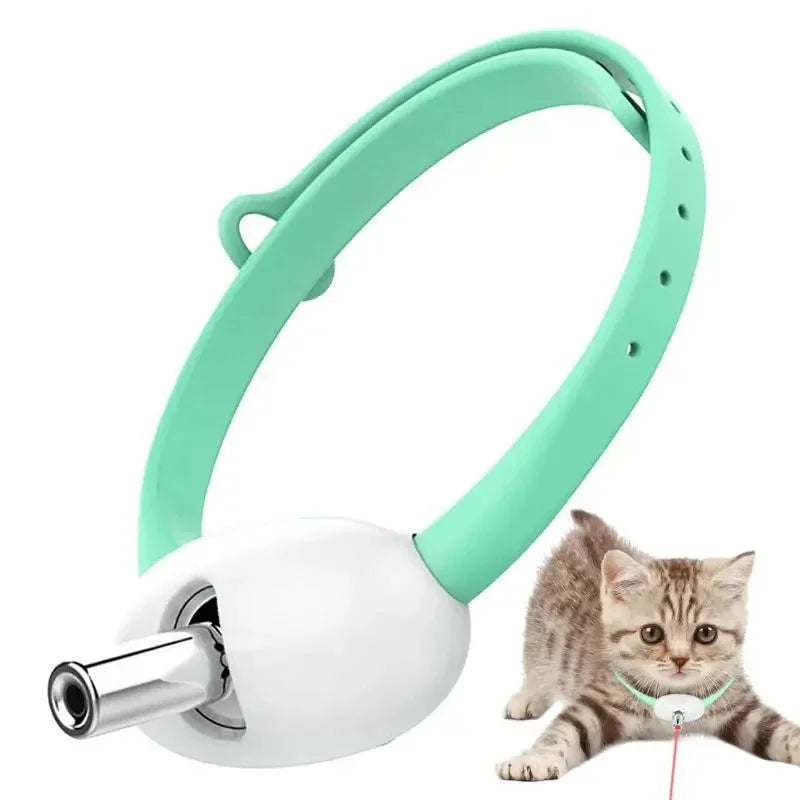 Smart Laser Cats Collar, Adjustable Cat Toys, Interactive Exercise Training